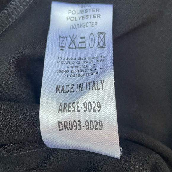 vicario cinque Black Dress made in italy - Picture 6 of 11